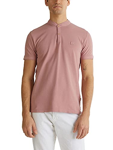 ESPRIT Męska koszulka polo 040ee2k302, Navy 2, 665/Blush, M