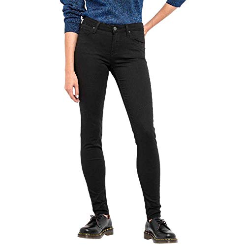 Lee Damskie spodnie Scarlett Black Rinse, Black Rinse, 33W / 31L