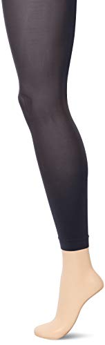 FALKE Kobiety Legginsy Matt Deluxe 30 DEN W LE Przezroczyste 30 Den przezroczyste jednokolorowe 1 Para, Niebieski (Marine 6179), S