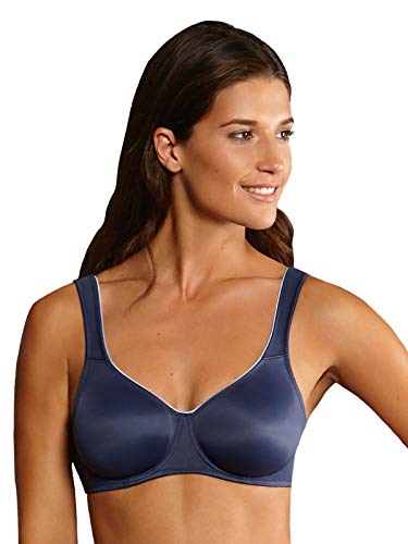 Rosa Faia Damski biustonosz z fiszbinami Bügel-bh niewyściełany, Patriot Blue, 70C