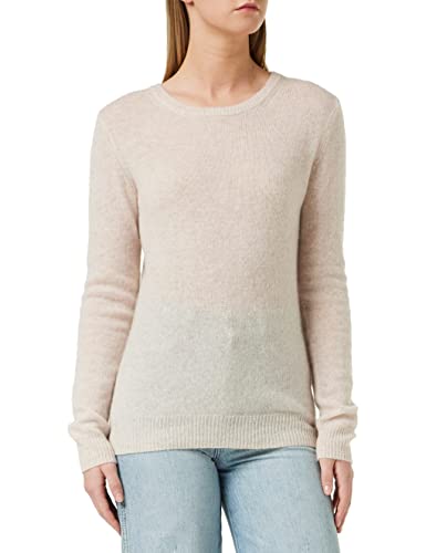 SPARKZ COPENHAGEN Damski sweter z okrągłym dekoltem Pure Cashmere, Miękka brzoskwinia, XS