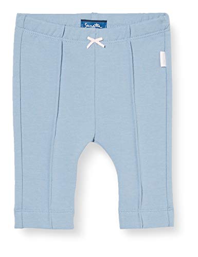 Sanetta Niemowlęta dziewczynka Sky Blue Modne legginsy dresowe powściągliwy niebieski Kidswear