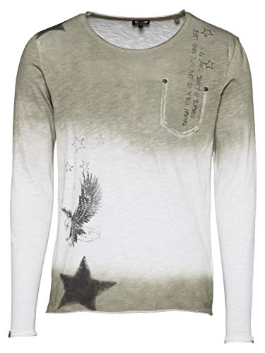 KEY LARGO Męski t-shirt ENDEAVOUR, czarny, (XXXL)