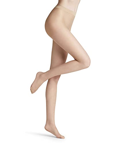 FALKE Kobiety Rajstopy Invisible Deluxe 8 DEN W TI Superprzezroczysty 8 Den przezroczyste jednokolorowe 1 Para, Beżowy (Cocoon 4059), L