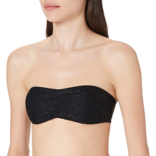 Urban Classics Damski top typu bandeau, czarny, S