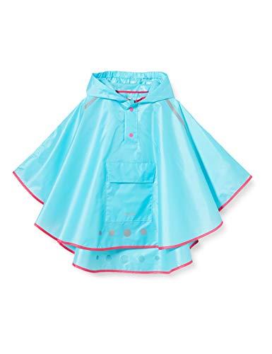 Playshoes Dziecięce ponczo przeciwdeszczowe, składane, uniseks, 15 - turkusowy, m
