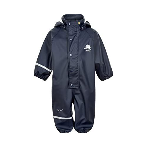 Celavi Kurtka przeciwdeszczowa dla chłopców Basic Pu Rain Suit, granatowy, 80