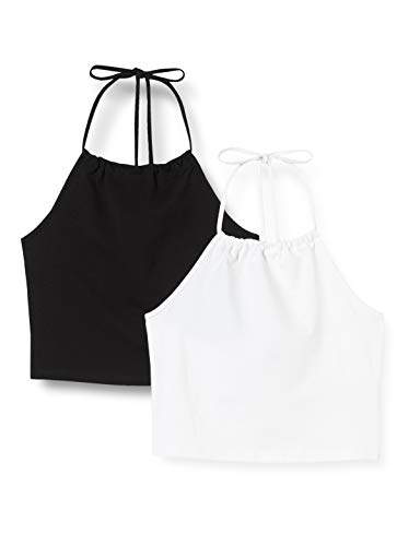 Urban Classics T-shirt damski, czarny/biały, XS