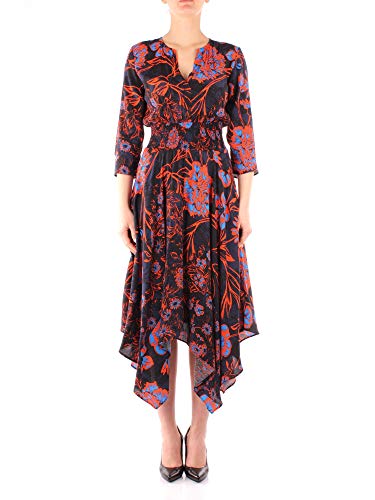 Desigual Damska sukienka Vest_Hudson, Pomarańczowy (Sunset 7026), 42