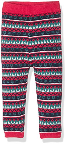 Grain de Blé Legginsy dla dziewczynek, Różowy (Framboise), 3 Miesiące