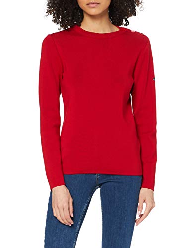 Armor Lux Damski sweter Marin Briac Femme, czerwony (296 Braise 296), 34