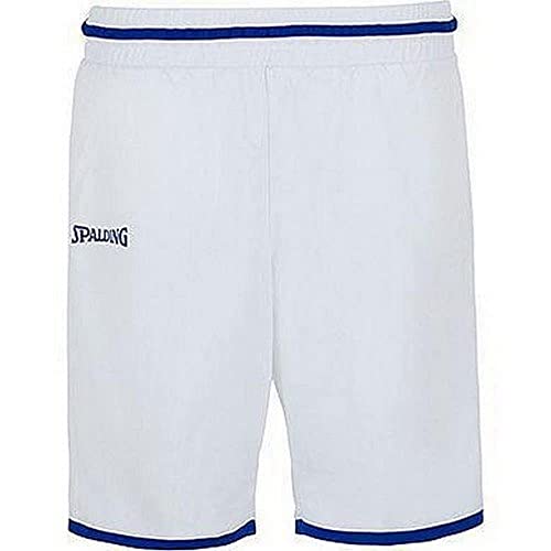 Spalding Damskie 300514504_XL szorty, białe, niebieskie