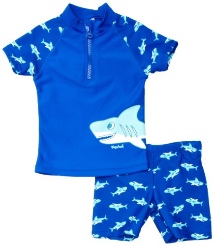 Playshoes Rekin Szorty Kąpielowe Dla Chłopców, Niebieski, 122/128 cm