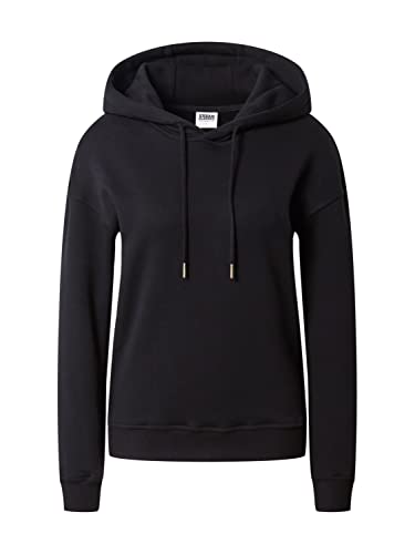 Urban Classics Damska bluza z kapturem Organic Hoody, czarny, M