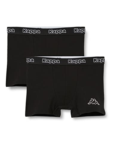 Kappa 2pack Boxers 304jb30-950 Bokserki (szorty) Mężczyźni, Czarny (czarny 304jb30-950), S
