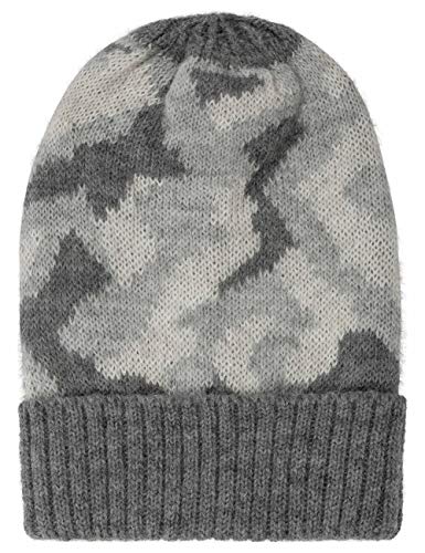 APART przytulna czapka z dzianiny, Szary be?, jeden rozmiar