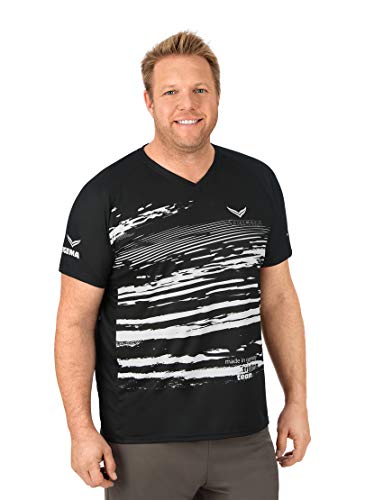 Trigema Męski top sportowy, czarny (schwarz 008), XXL