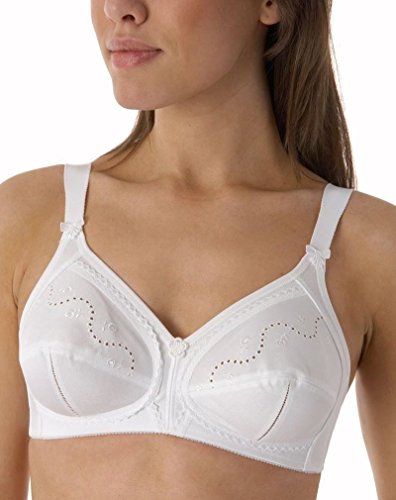 Triumph DOREEN+COTTON 01 N Biustonosz codzienny Kobiety , biały , 100B