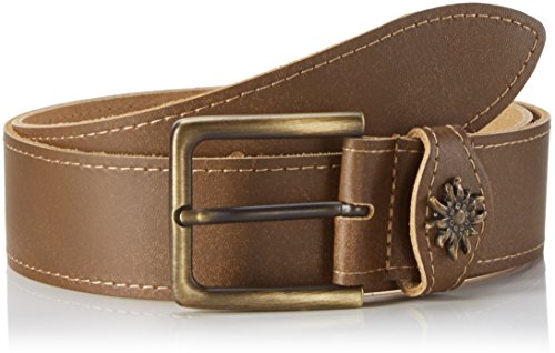 Werner Trachten Pasek do stroju ludowego, uniseks, Brązowy (średni brąz Rl 555), 100