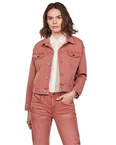 G-STAR RAW 3301 Boyfriend Denim kurtka damska, różowy (Dk Tea Rose A827), L