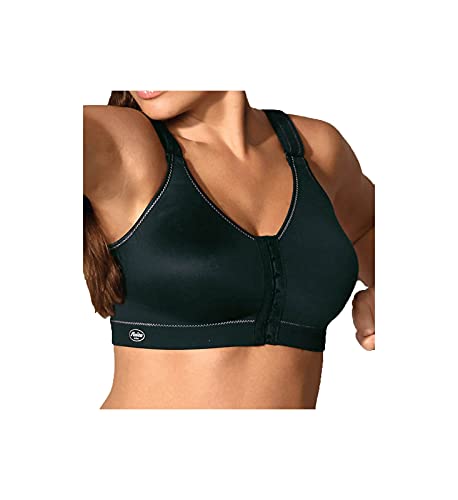 Anita Active Damski sportowy biustonosz z przodu, czarny (schwarz 001), 95E