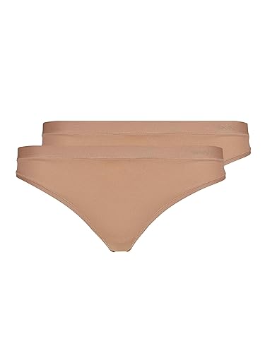 Skiny Stringi damskie (2 sztuki), brąz, jeden rozmiar