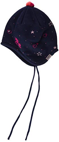 maximo Dziewczęca zespołowa czapka Beanie, granatowy/ciemnoróżowy, 47