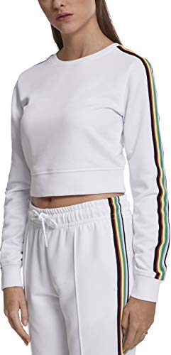 Urban Classics Damski sweter z długim rękawem w wielu kolorach, biały (White 00220), XXL