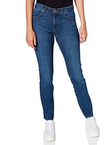 Wrangler Dżinsy damskie Slim, Niebieski (niebieski szczotkowany 94q), 32W x 26L