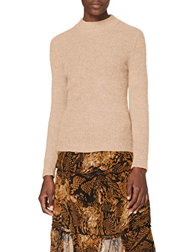 SPARKZ COPENHAGEN Damski sweter z golfem Cora, Szampański, XS