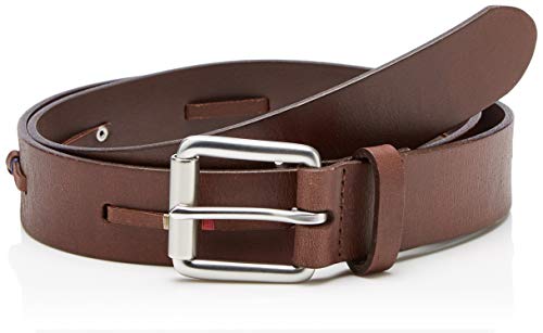 HKT by Hackett London Męski pasek Hkt Thread Knot, brązowy (Brown 878), Rozmiar Uniwersalny (Rozmiar producenta:34)