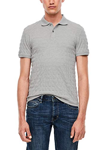 s.Oliver Męska koszulka polo, 9400 Grey Melange, S