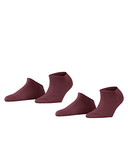 ESPRIT Kobiety Skarpety do trampek Uni 2-Pack , Bawełna, 2 Pak, Czerwony (Shadow Red 8138); 39-42