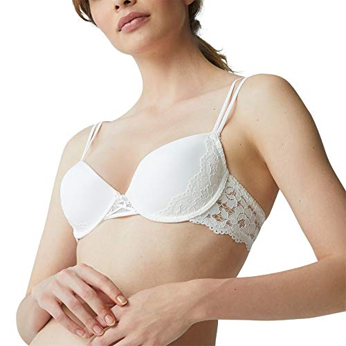 Variance Biustonosz damski z wyściółką, kość słoniowa, 75D