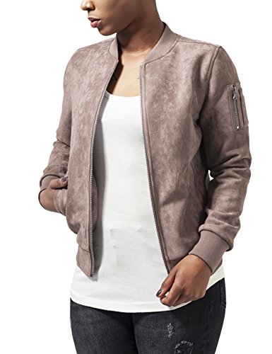 Urban Classics Damska kurtka z imitacją zamszu, brązowy (Taupe 782), XS