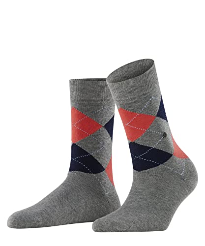 BURLINGTON Damskie skarpety Queen, nieprzezroczyste, szare (Light Grey Mel. 3393), 36-41