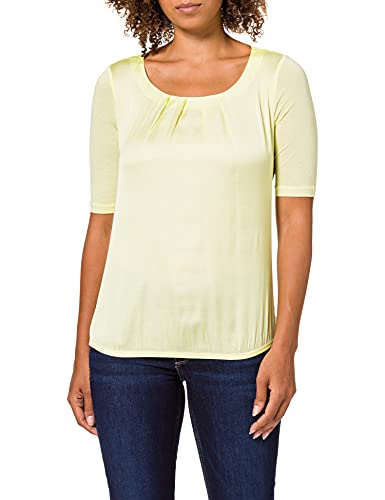 Comma CI T-shirt damski, 1136 Żółty, 40