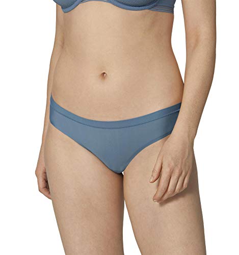 Triumph Kobiety Smart Micro Brazilian Stringi, Blue Snow, jeden rozmiar