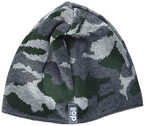 Döll Niemowlęta chłopięca czapka garnkowa dwustronna dzianina czapka, szara (antracyt melanż 8810), 49