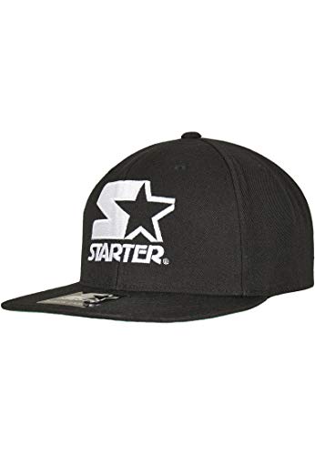 STARTER BLACK LABEL Czapka bejsbolowa unisex z logo Starter Snapback, czarny, jeden rozmiar