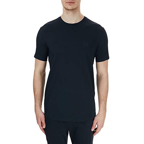 Armani Exchange Męski T-shirt Pima Okrągły dekolt