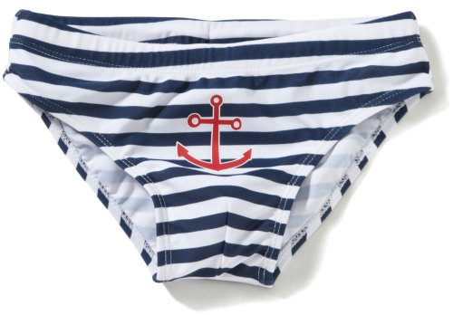 Playshoes Chłopięce szorty kąpielowe z motywem Uv-Schutz Badehose Maritim, NIEBIESKI, 122/128 cm/7-8 Lat