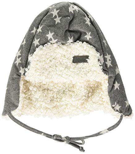 Sterntaler Czapka chłopięca bomber Hat, szare żelazo, 49