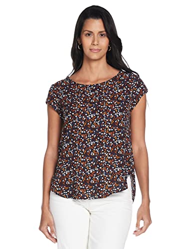 ONLY Damska koszulka ONLVIC SS AOP TOP NOOS WVN, Night Sky/Aop:ella Ditsy Flower, 44