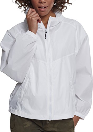 Urban Classics Damska kurtka wiatrówka oversize, Biały (biały 00220), XS