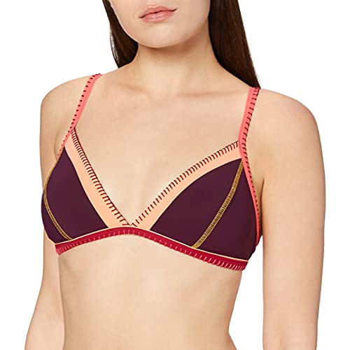 Banana Moon Damski top bikini Taeko Teknicolo, Fioletowy (Bordeaux Sensitive 23 A59), 36