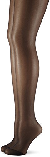 Hudson Damskie rajstopy Lilly Put, 20 DEN (2 sztuki), czarny (Black 0005), 42/44 EU