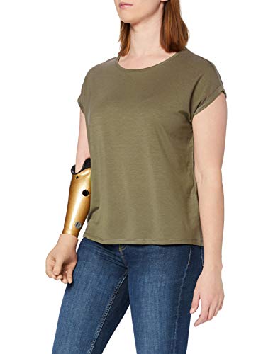 VERO MODA Damski T-shirt Vmava Plain Ss Top Ga Noos, Bungee Cord, S
