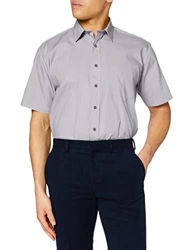 Premier Workwear Męska koszula z krótkim rękawem Poplin