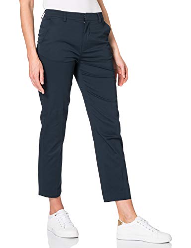 Scotch & Soda Damskie spodnie Abott – Mid Rise Chino-Regular Fit z wzorem, 0002 Night, 26W / 32L